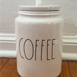 Rae Dunn Cream Coffee Canister